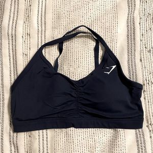 Ruched training sports bra